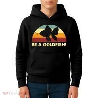 Retro Be A Goldfish Kids Hoodie thumb 4