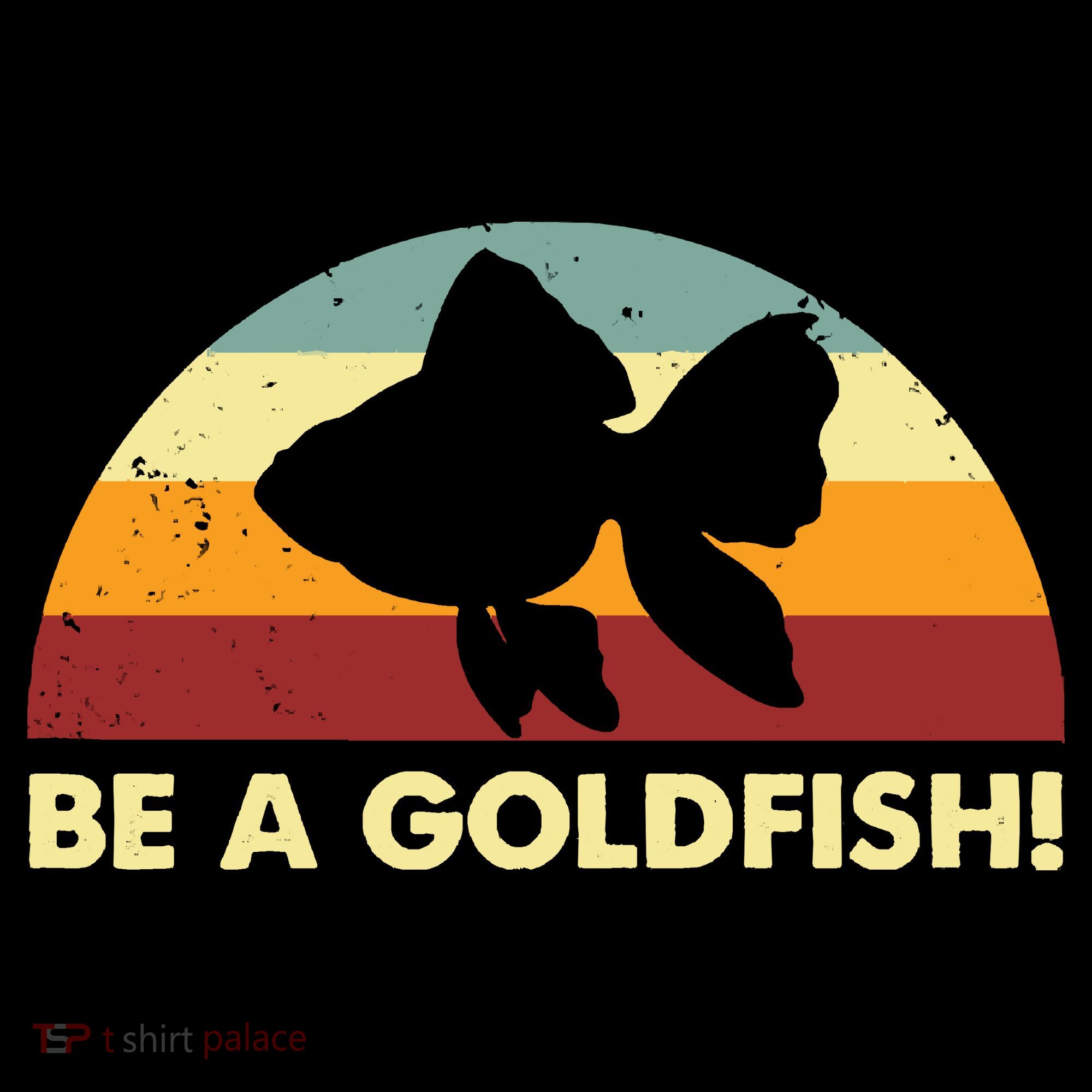 Retro Be A Goldfish Kids T-Shirt