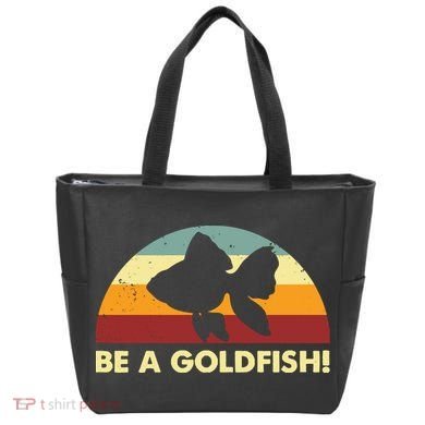 Retro Be A Goldfish Tote Bag
