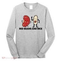Red Beans And Rice Funny Food Long Sleeve Shirt thumb 0