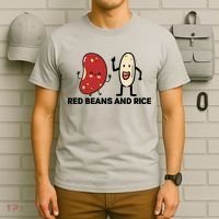 Red Beans And Rice Funny Food T-Shirt thumb 6