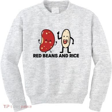 Red Beans And Rice Funny Food Kids Sweatshirt