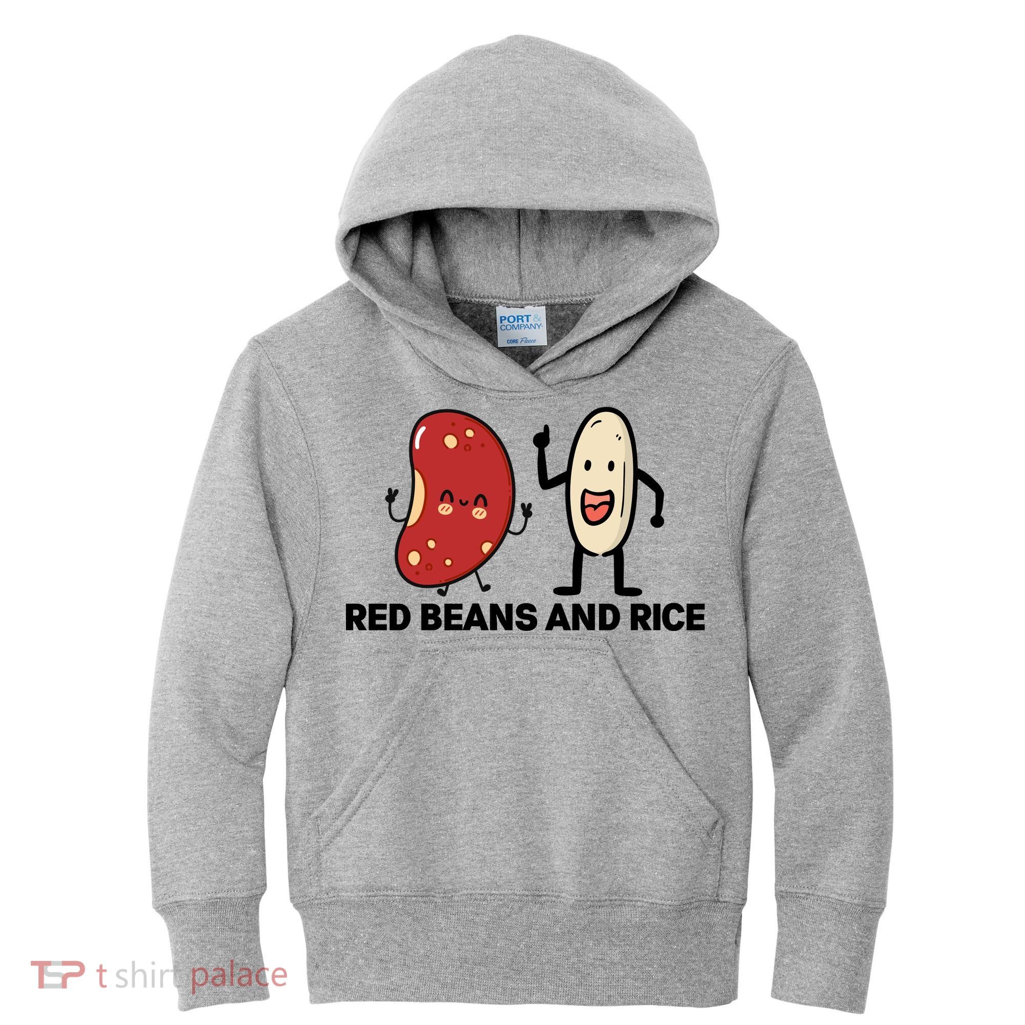 Red Beans And Rice Funny Food Kids Hoodie
