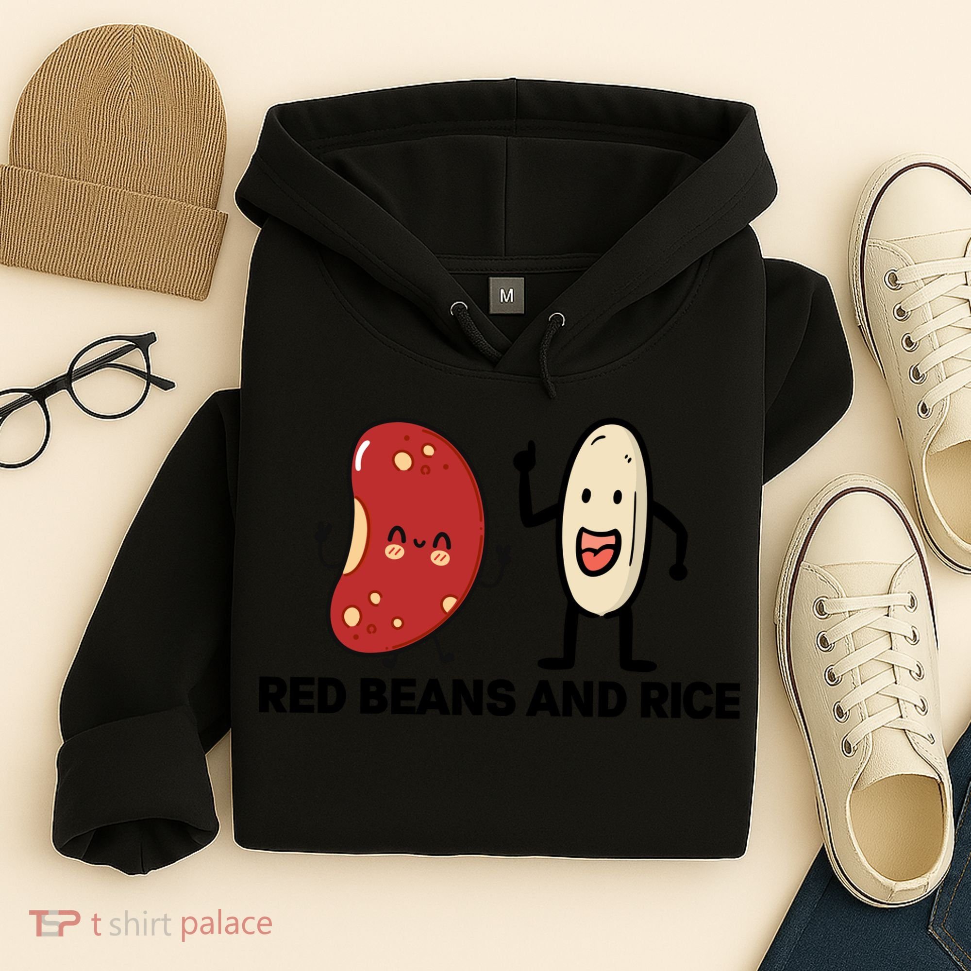Red Beans And Rice Funny Food Hoodie