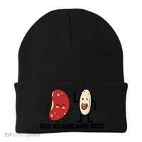 Red Beans And Rice Funny Food Beanie thumb 0