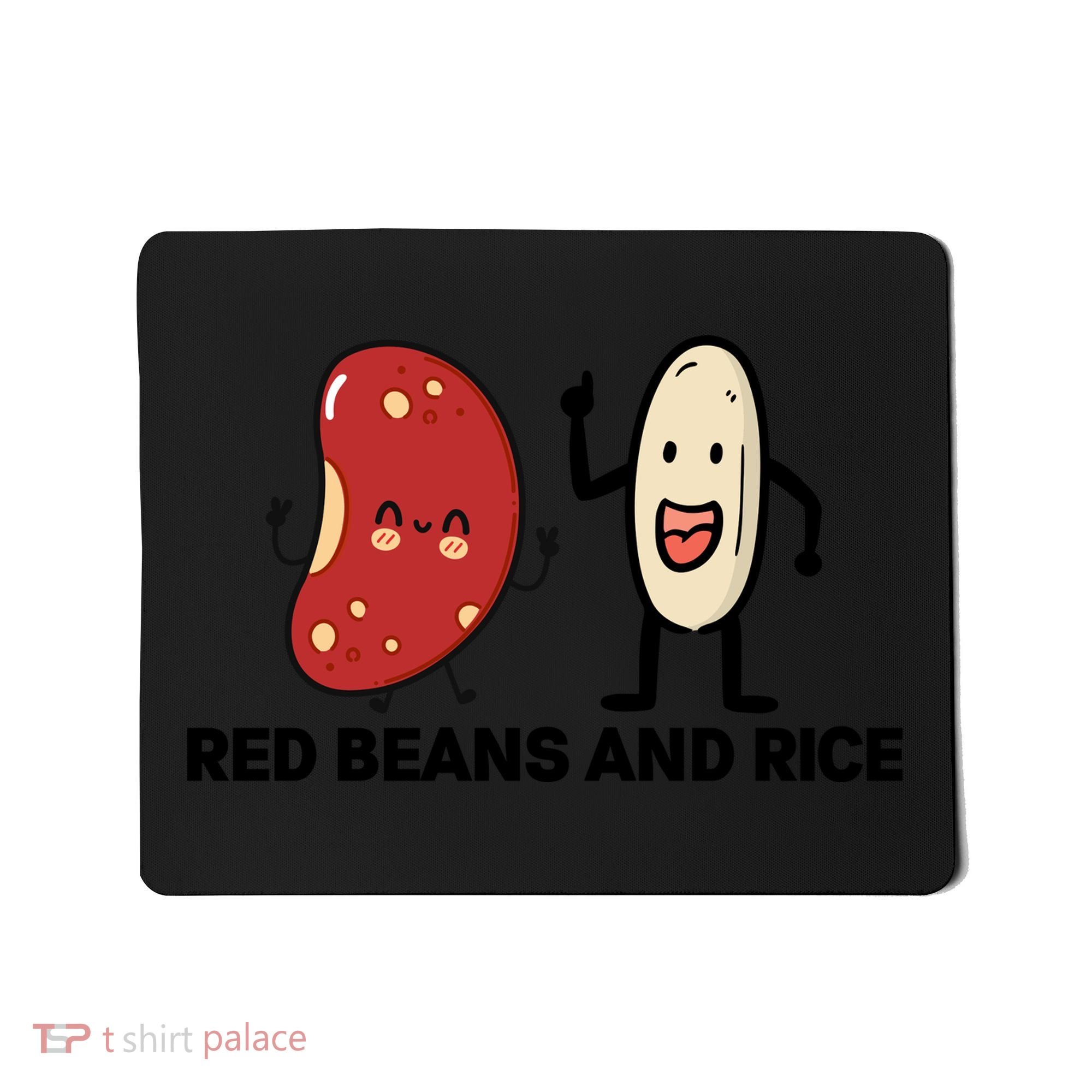 Red Beans And Rice Funny Food Mousepad