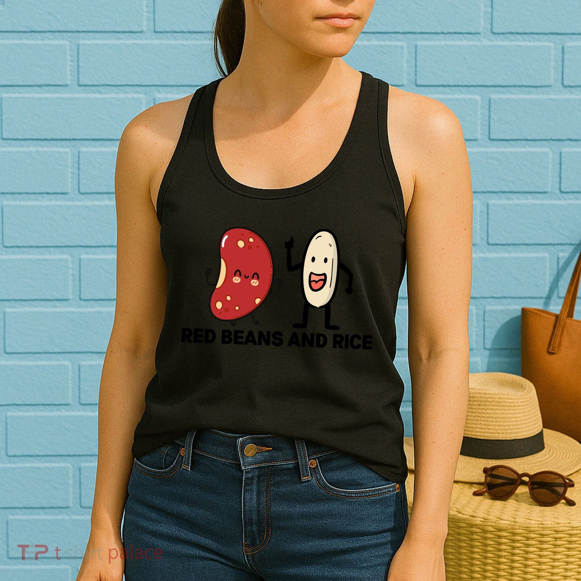 Red Beans And Rice Funny Food Women's Tank Top
