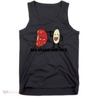 Red Beans And Rice Funny Food Tank Top thumb 0