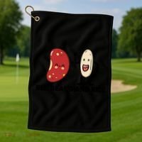 Red Beans And Rice Funny Food Golf Towel thumb 1
