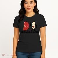 Red Beans And Rice Funny Food Women's T-Shirt thumb 4
