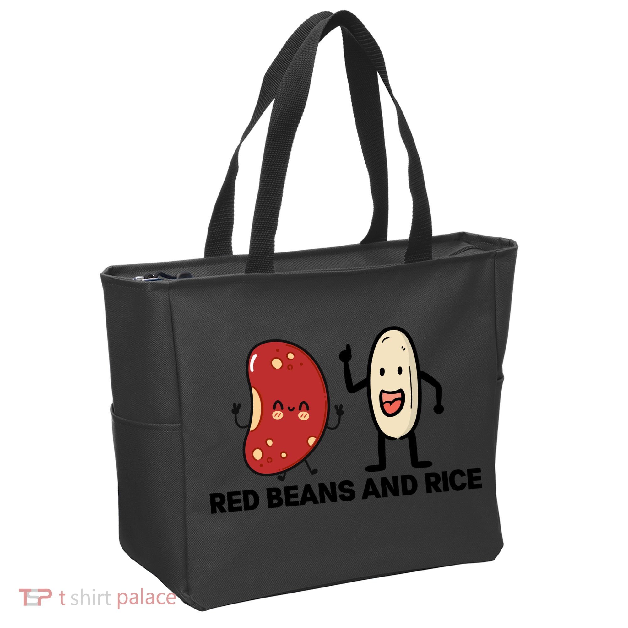 Red Beans And Rice Funny Food Tote Bag