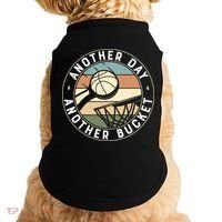 Retro Basketball Another Day Another Bucket Baller Doggie Tank thumb 0