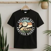 Retro Basketball Another Day Another Bucket Baller T-Shirt thumb 2