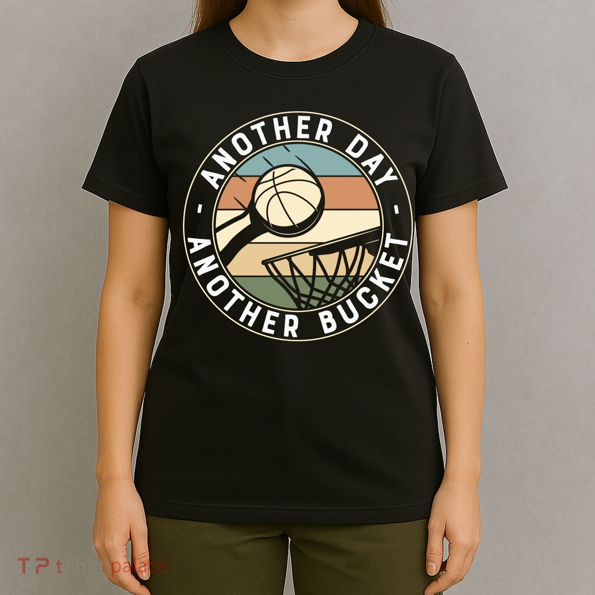 Retro Basketball Another Day Another Bucket Baller T-Shirt