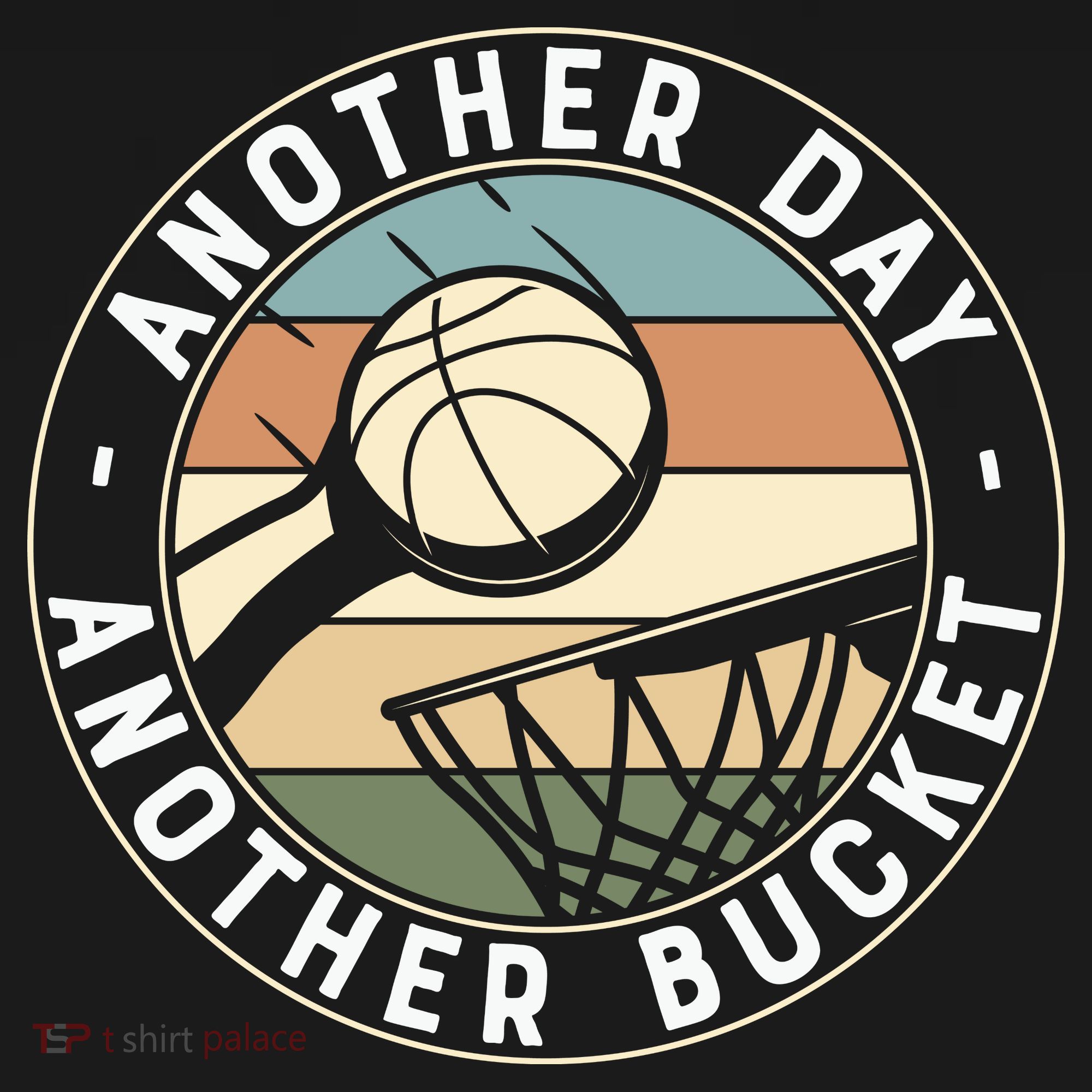 Retro Basketball Another Day Another Bucket Baller T-Shirt