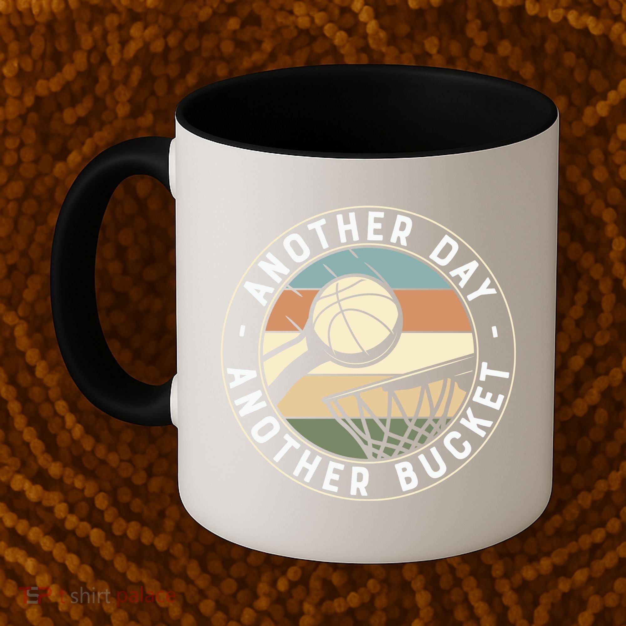 Retro Basketball Another Day Another Bucket Baller Coffee Mug
