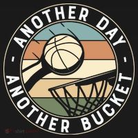 Retro Basketball Another Day Another Bucket Baller Women's Hoodie thumb 2