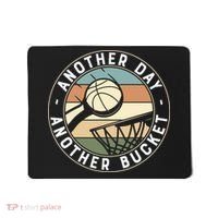 Retro Basketball Another Day Another Bucket Baller Mousepad thumb 0