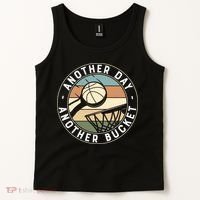 Retro Basketball Another Day Another Bucket Baller Tank Top thumb 2