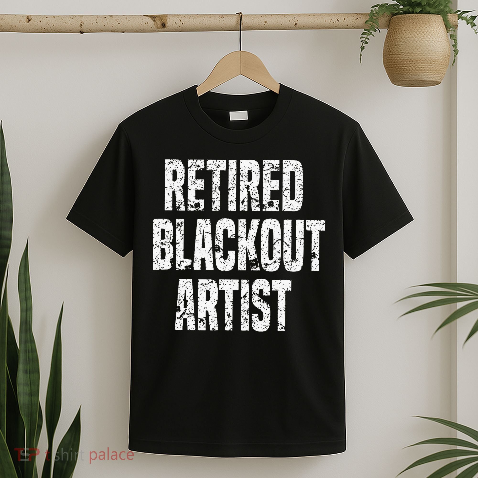 Retired Blackout Artist Alcohol Sobriety T-Shirt