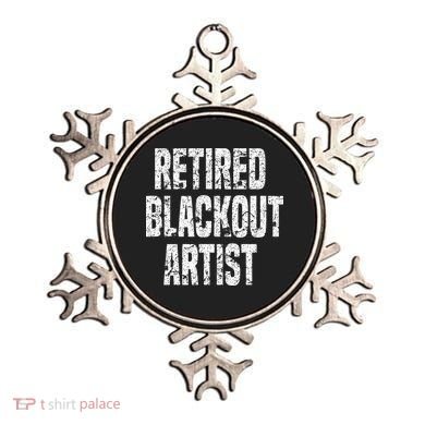 Retired Blackout Artist Alcohol Sobriety Ornament