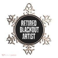 Retired Blackout Artist Alcohol Sobriety Ornament thumb 0
