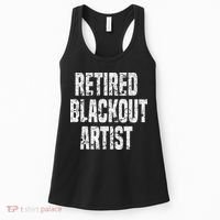 Retired Blackout Artist Alcohol Sobriety Women's Tank Top thumb 0