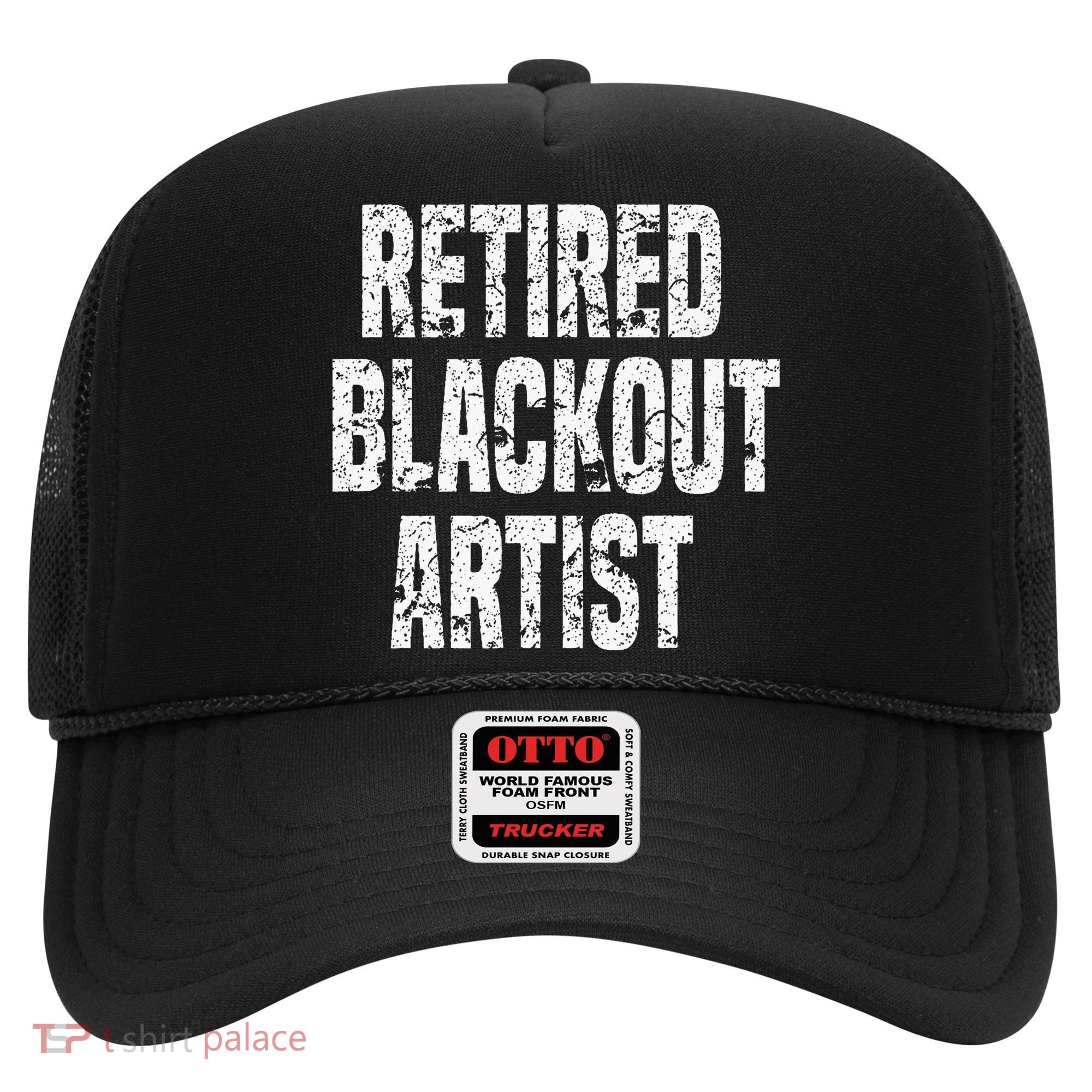 Retired Blackout Artist Alcohol Sobriety Hat