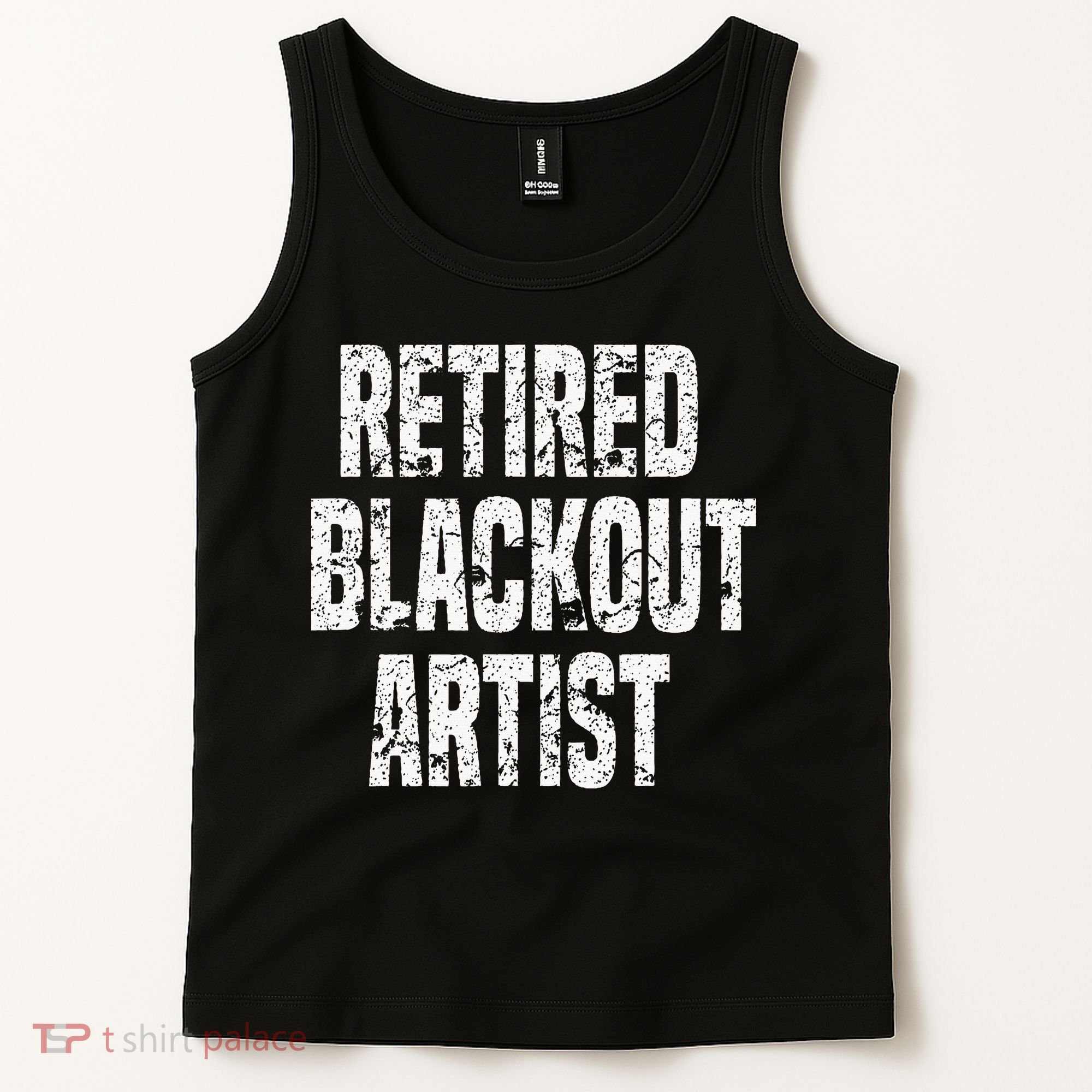 Retired Blackout Artist Alcohol Sobriety Tank Top
