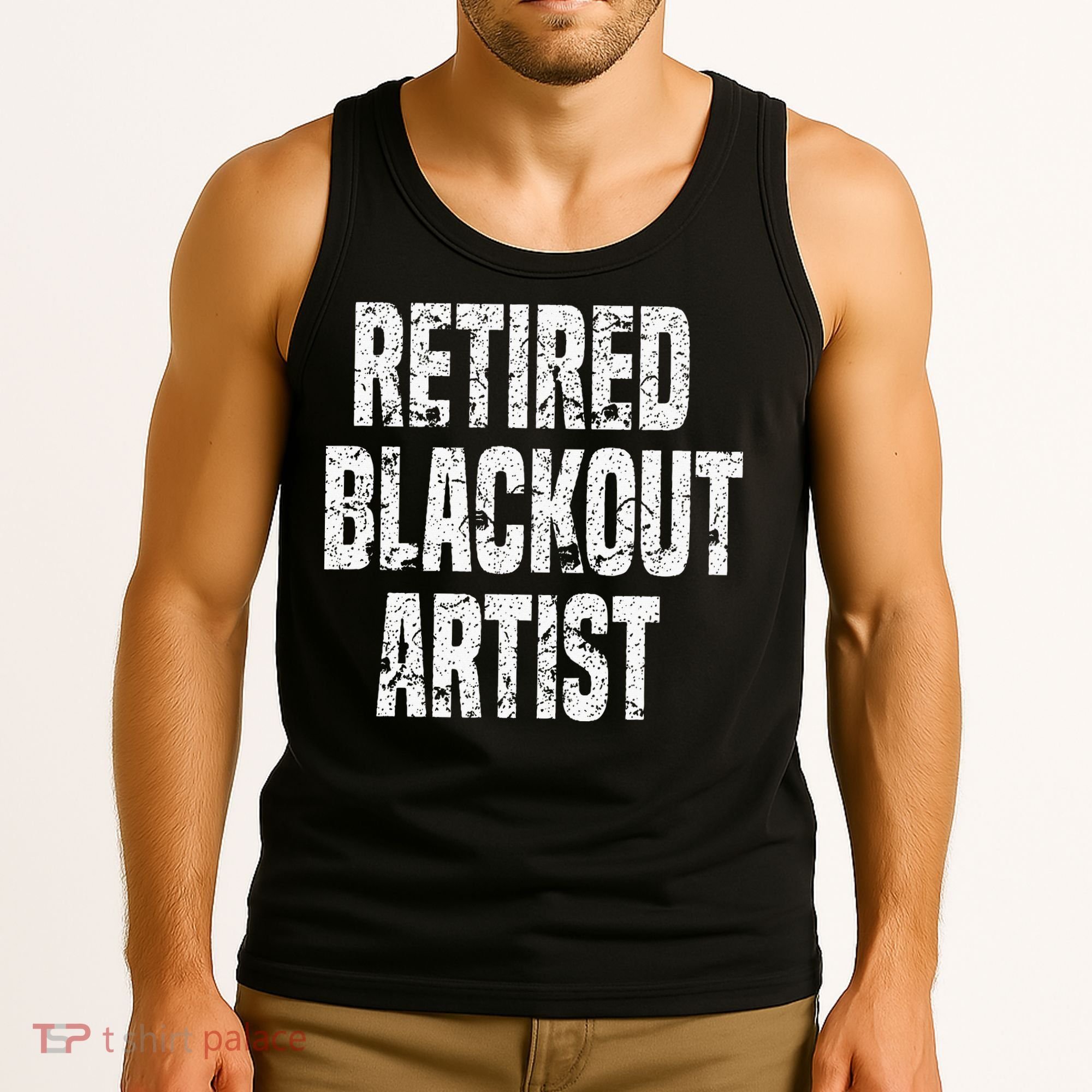Retired Blackout Artist Alcohol Sobriety Tank Top