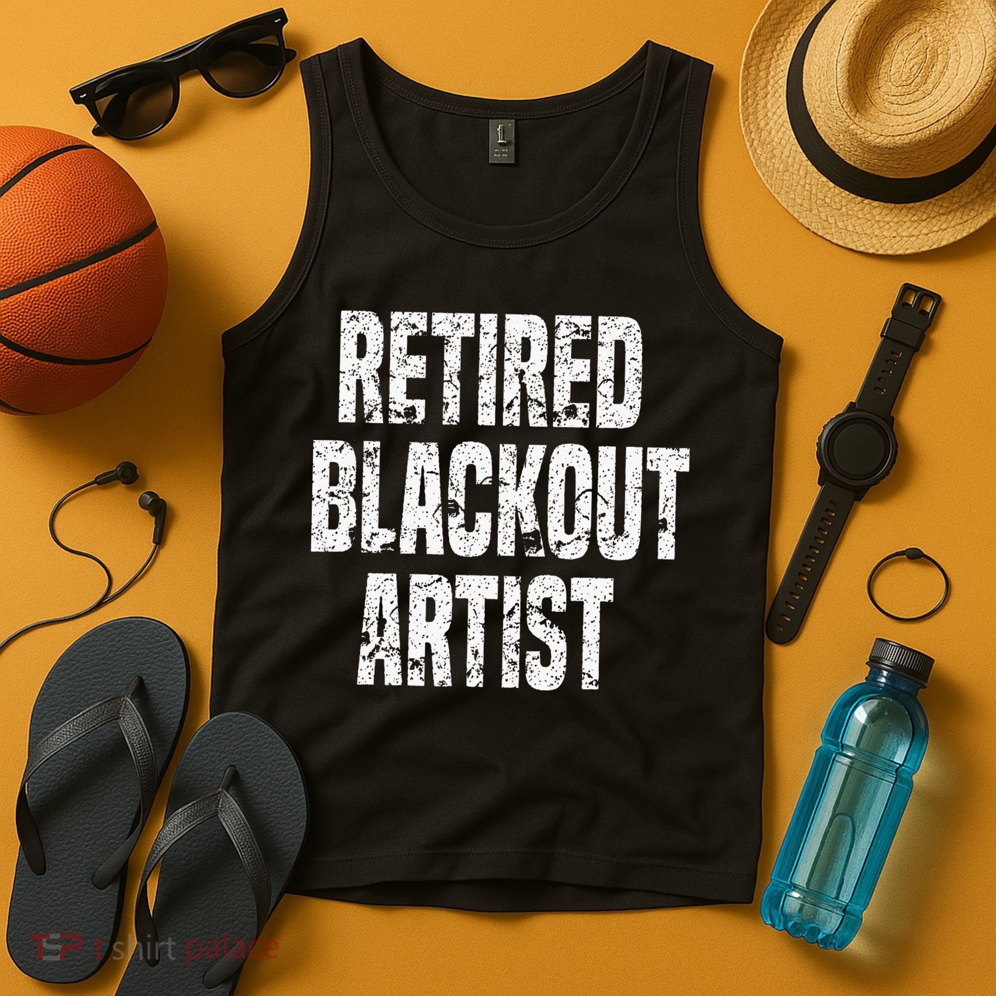 Retired Blackout Artist Alcohol Sobriety Tank Top