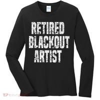 Retired Blackout Artist Alcohol Sobriety Women's Long Sleeve Shirt thumb 0