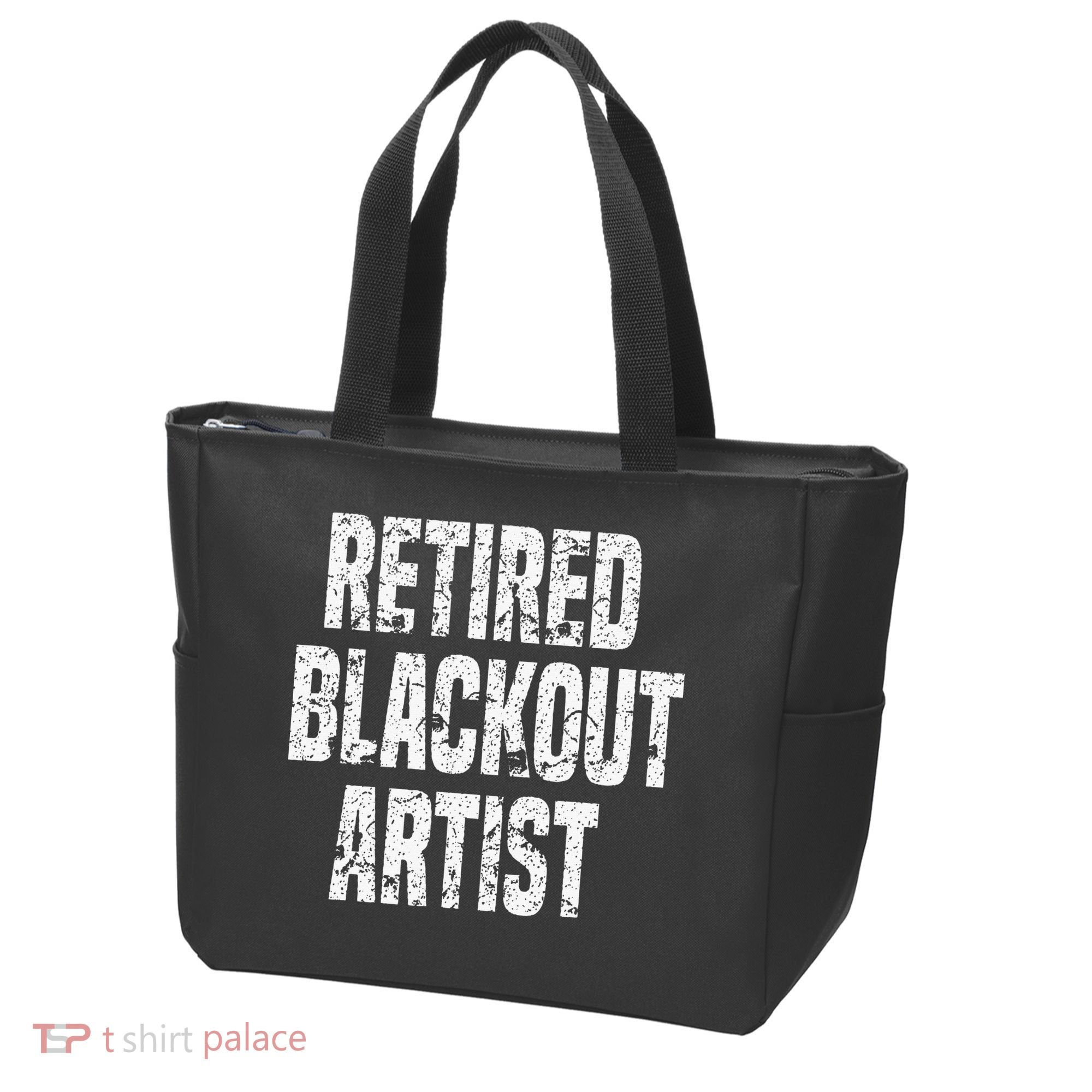 Retired Blackout Artist Alcohol Sobriety Tote Bag