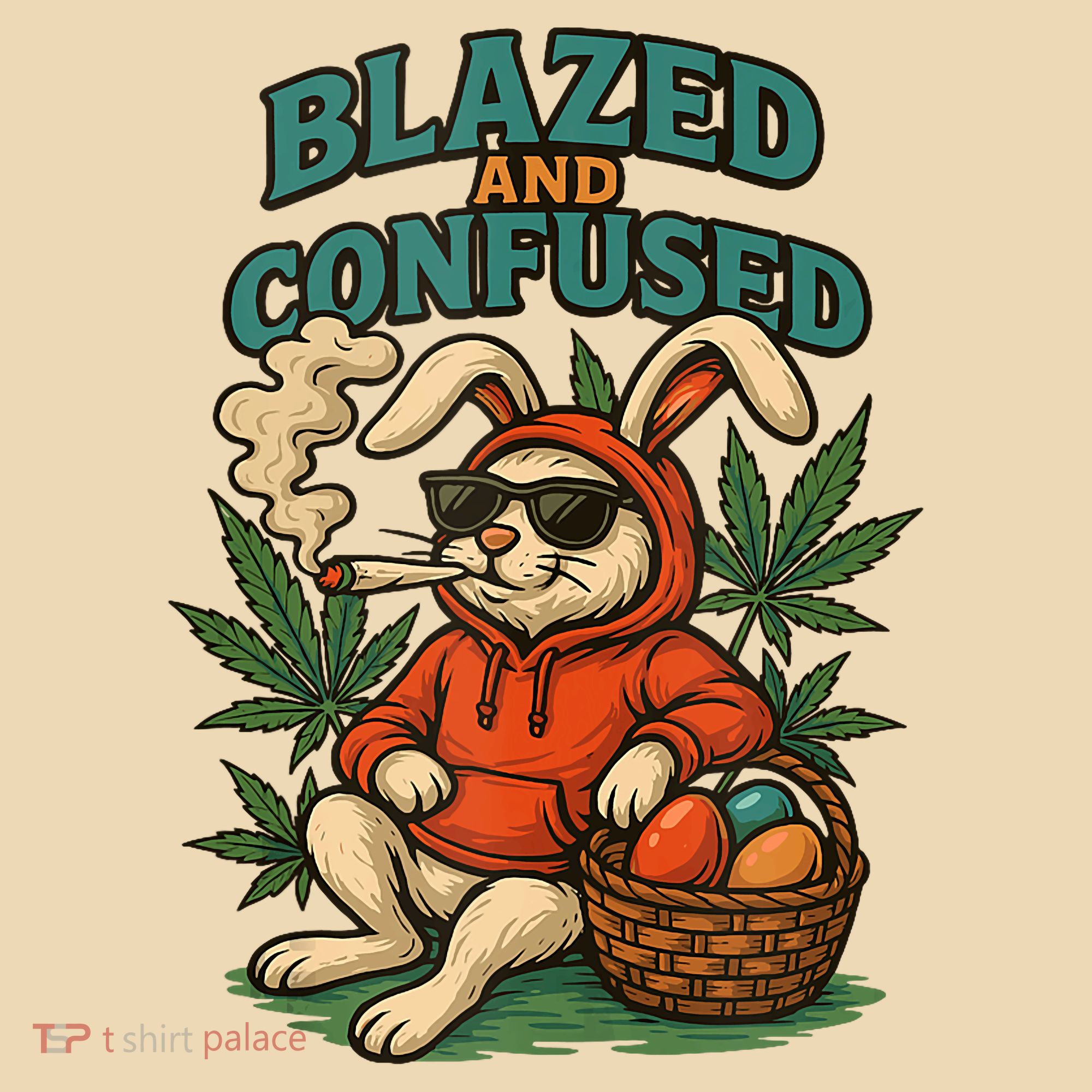  Rabbit Blazed And Confused Cool Bunny Easter Day 420 Tank Top Tote Bag