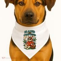  Rabbit Blazed And Confused Cool Bunny Easter Day 420 Tank Top USA-Made Doggie Bandana thumb 1