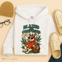  Rabbit Blazed And Confused Cool Bunny Easter Day 420 Tank Top Hoodie thumb 4