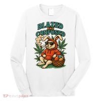  Rabbit Blazed And Confused Cool Bunny Easter Day 420 Tank Top Long Sleeve Shirt thumb 0