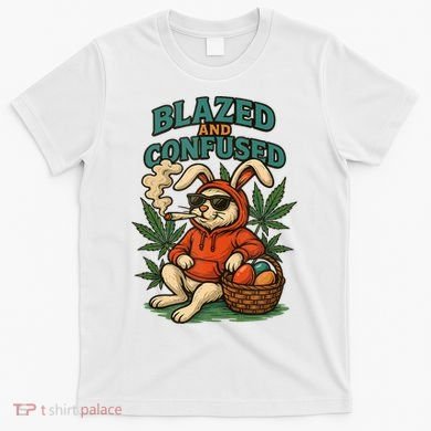  Rabbit Blazed And Confused Cool Bunny Easter Day 420 Tank Top T-Shirt