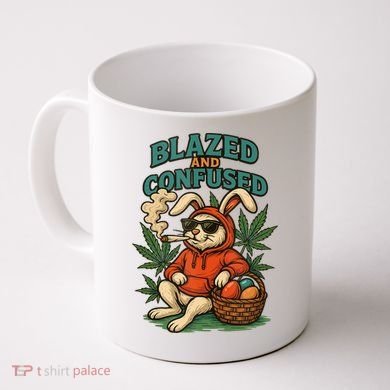  Rabbit Blazed And Confused Cool Bunny Easter Day 420 Tank Top Coffee Mug