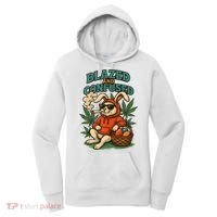  Rabbit Blazed And Confused Cool Bunny Easter Day 420 Tank Top Women's Hoodie thumb 0