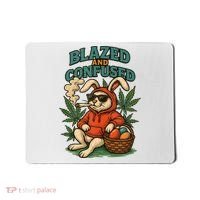  Rabbit Blazed And Confused Cool Bunny Easter Day 420 Tank Top Mousepad thumb 0