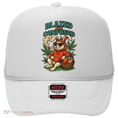  Rabbit Blazed And Confused Cool Bunny Easter Day 420 Tank Top Hat