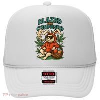  Rabbit Blazed And Confused Cool Bunny Easter Day 420 Tank Top Hat thumb 0