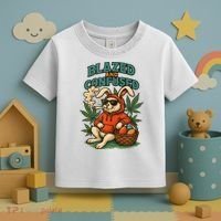  Rabbit Blazed And Confused Cool Bunny Easter Day 420 Tank Top Toddler T-Shirt thumb 3