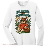  Rabbit Blazed And Confused Cool Bunny Easter Day 420 Tank Top Women's Long Sleeve Shirt thumb 0