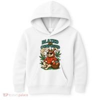  Rabbit Blazed And Confused Cool Bunny Easter Day 420 Tank Top Kids Hoodie thumb 0