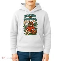  Rabbit Blazed And Confused Cool Bunny Easter Day 420 Tank Top Kids Hoodie thumb 4