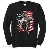 Rodeo Bucking Bull Riding Cowboy Western Sweatshirt thumb 0