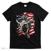 Rodeo Bucking Bull Riding Cowboy Western T-Shirt thumb 0