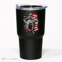 Rodeo Bucking Bull Riding Cowboy Western Tumbler thumb 0